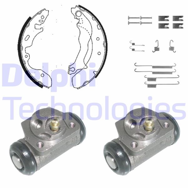 DELPHI KP846 Fren Sistemleri Fren Pabucu - FORD MONDEO I (GBP) uyumlu