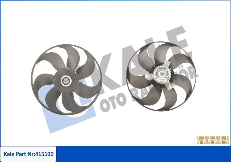 KALE OTO RADYATÖR 415100 Soğutma Sistemi Fan - VW PASSAT B3/B4 (3A2, 35I) uyumlu