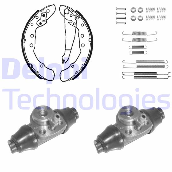 DELPHI KP878 Fren Sistemleri Fren Pabucu - AUDI 80 B4 Avant (8C5) uyumlu
