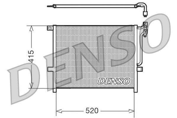 DENSO DCN05010 İklimlendirme Sistemi Klima Radyatörü - BMW 3 (E46) uyumlu