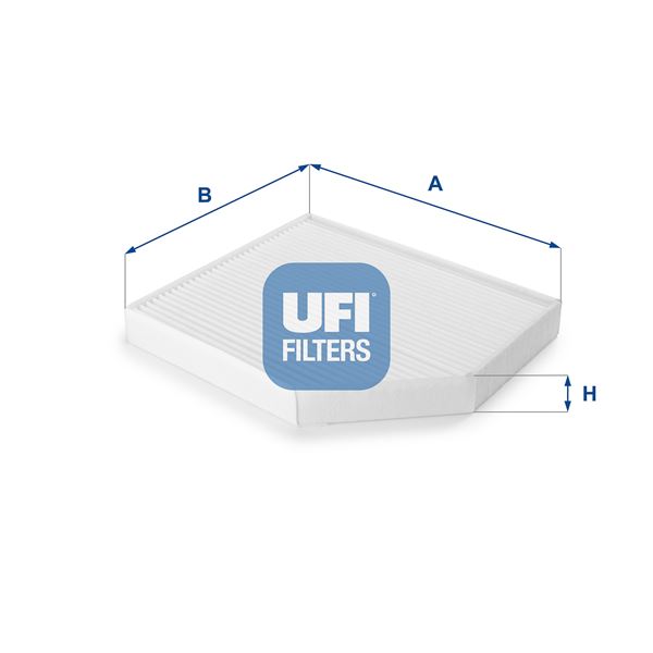 UFI 53.153.00 İklimlendirme Sistemi Polen Filtresi - AUDI A5 (8T3) uyumlu