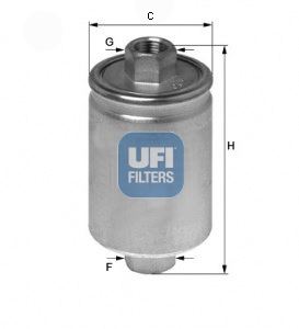 UFI 31.564.00 Yakıt Sistemi Yakıt Filtresi - ROVER MINI Hatchback uyumlu
