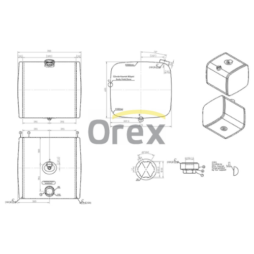 Yakıt Deposu - OREX - 247015 Ürün Görseli