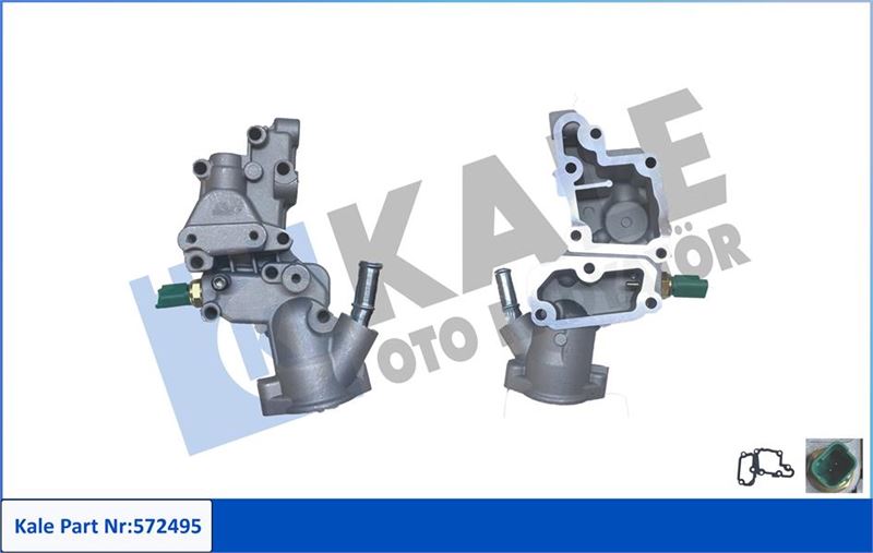 KALE OTO RADYATÖR 572495 Motor Termostat - PEUGEOT 206+ (2L_, 2M_) uyumlu