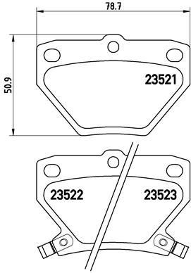 VALEO 670577 Fren Sistemleri Fren Balatası - TOYOTA COROLLA (_E12_) uyumlu