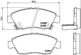 VALEO 670760 Fren Sistemleri Fren Balatası - HONDA CIVIC V Hatchback (EG, EH) uyumlu