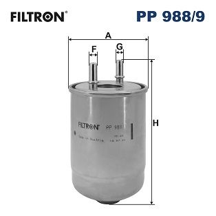 FILTRON PP 988/9 Yakıt Sistemi Yakıt Filtresi - RENAULT MEGANE III Grandtour (KZ0/1) uyumlu