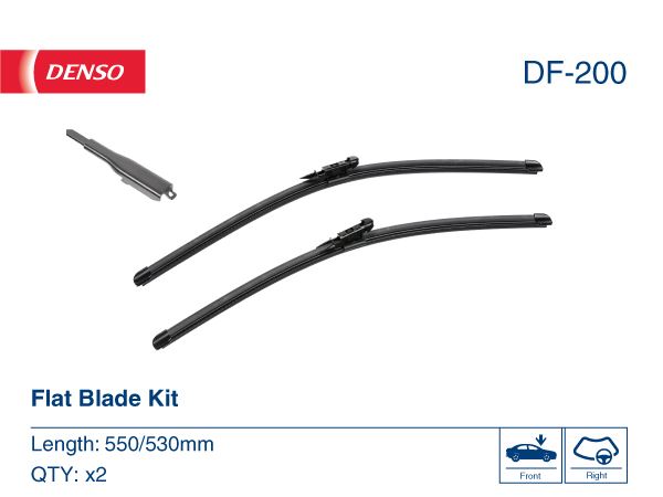 DENSO DF-200 Kaporta & Gövde Parçaları Cam Silecek Mekanizması - AUDI TT (8J3) uyumlu
