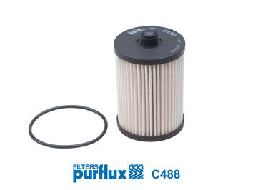 PURFLUX C488 Yakıt Sistemi Yakıt Filtresi - VW LT 28-46 II Panelvan/Van (2DA, 2DD, 2DH) uyumlu