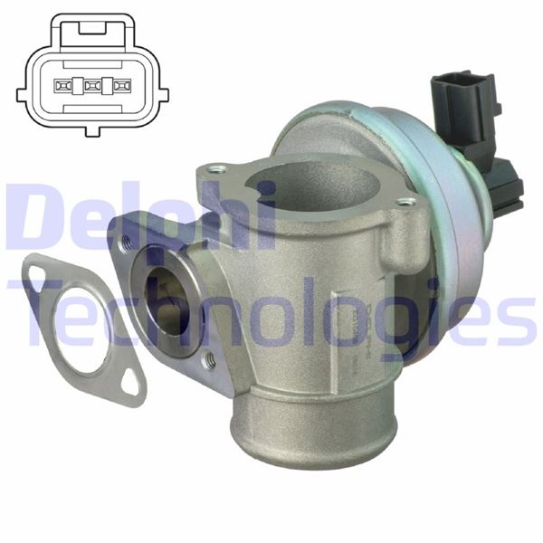 DELPHI EG10406-12B1 Motor EGR Parçaları - FORD TRANSIT Minibüs/Otobüs (FD_ _, FB_ _, FS_ _, FZ_ _, FC_ _) uyumlu