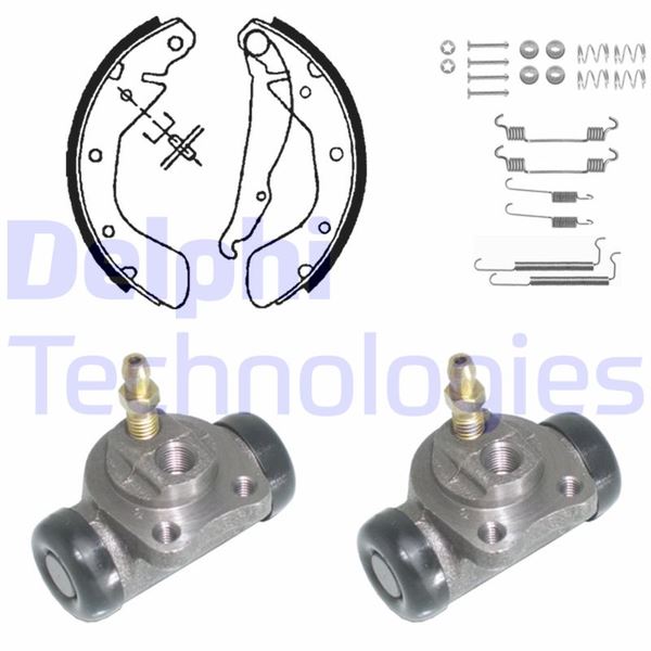 DELPHI KP853 Fren Sistemleri Fren Pabucu - OPEL VECTRA A Hatchback (J89) uyumlu