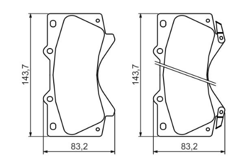 BOSCH 0 986 494 449 Fren Sistemleri Fren Balatası - TOYOTA LAND CRUISER 200 (_J2_) uyumlu
