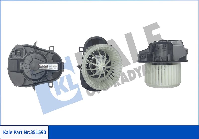 KALE OTO RADYATÖR 351590 İklimlendirme Sistemi Fan Parçaları - VW TOUAREG (7P5, 7P6) uyumlu