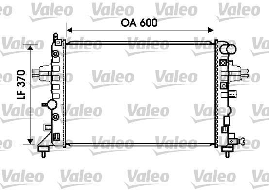 VALEO 734381 Soğutma Sistemi Su Soğutucu & Parçaları - OPEL ASTRA H Station wagon (A04) uyumlu
