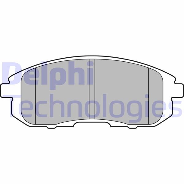 DELPHI LP2148 Fren Sistemleri Fren Balatası - SUZUKI SX4 Sedan (GY, RW) uyumlu