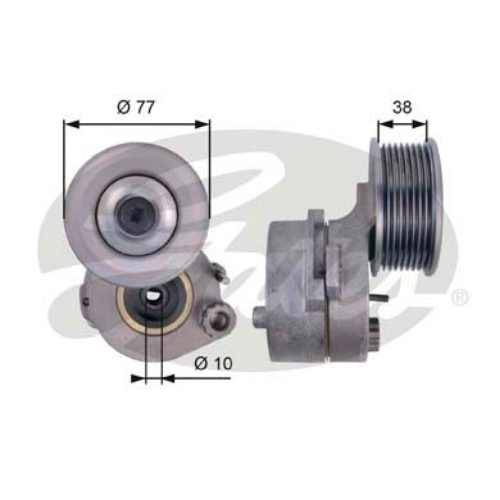 GATES T38663 Motor Kayış Gergisi - MERCEDES-BENZ AXOR 2 uyumlu