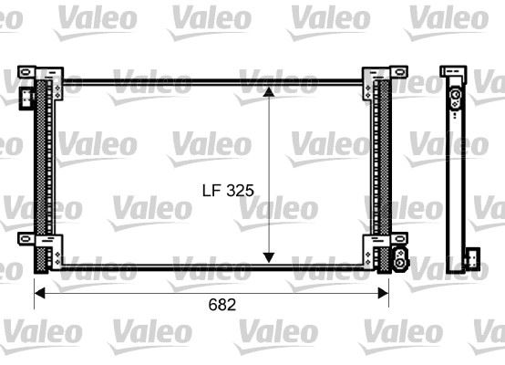 VALEO 818036 İklimlendirme Sistemi Klima Radyatörü - IVECO DAILY III Platform şasi uyumlu