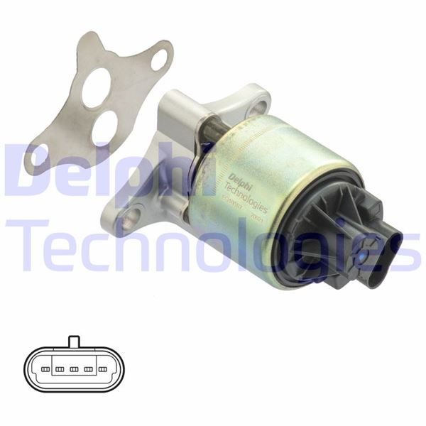 DELPHI EG10397-12B1 Motor EGR Parçaları - CHEVROLET LACETTI Station wagon (J200) uyumlu