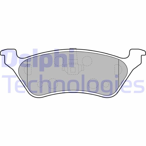 DELPHI LP1694 Fren Sistemleri Fren Balatası - CHRYSLER VOYAGER / GRAND VOYAGER III (GS_, NS_) uyumlu