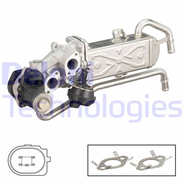 DELPHI EG10589-12B1 Motor EGR Parçaları - AUDI A1 (8X1, 8XK) uyumlu