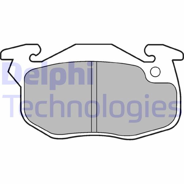 DELPHI LP1053 Fren Sistemleri Fren Balatası - PEUGEOT 106 I (1A, 1C) uyumlu