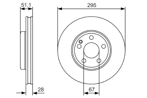 BOSCH 0 986 479 A01 Fren Sistemleri Fren Diski - MERCEDES-BENZ B-SERISI Sports Tourer (W246, W242) uyumlu