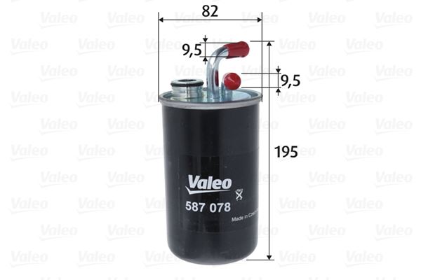 VALEO 587078 Yakıt Sistemi Yakıt Filtresi - JEEP COMPASS (MK49) uyumlu