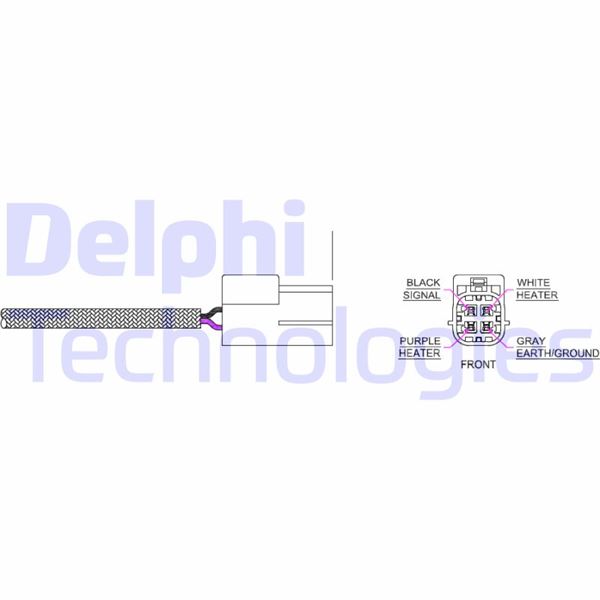 DELPHI ES20172-12B1 Emme & Egzoz Sistemi Egzoz Sensörleri - NISSAN ALMERA TINO (V10) uyumlu