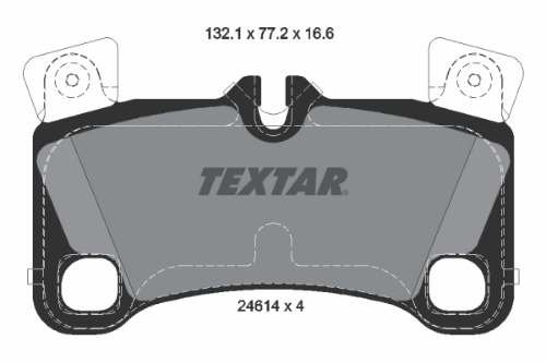 TEXTAR 2461401 Fren Sistemleri Fren Balatası - AUDI Q7 (4LB) uyumlu