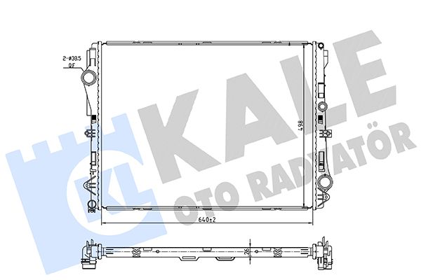 KALE OTO RADYATÖR 362255 Soğutma Sistemi Su Soğutucu & Parçaları - MERCEDES-BENZ S-SERISI (W222, V222, X222) uyumlu