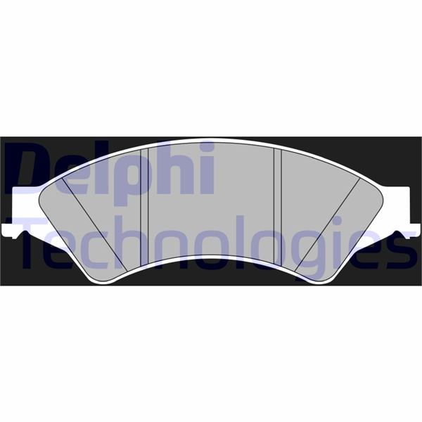 DELPHI LP2484 Fren Sistemleri Fren Balatası - FORD RANGER (TKE) uyumlu