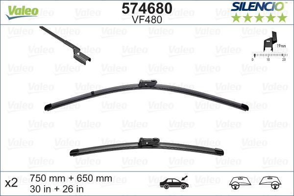 VALEO 574680 Kaporta & Gövde Parçaları Cam Silecek Mekanizması - CITROËN C4 II (NC_) uyumlu