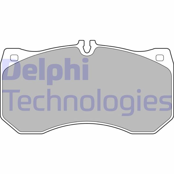 DELPHI LP2713 Fren Sistemleri Fren Balatası - AUDI A7 Sportback (4GA, 4GF) uyumlu