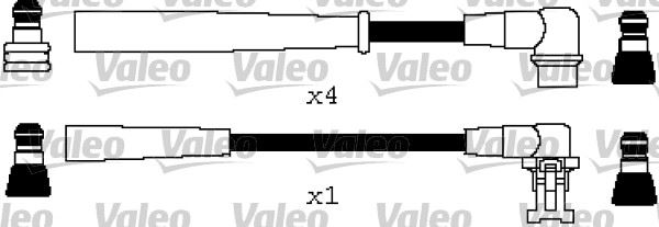 VALEO 346608 Ateşleme Sistemi Ateşleme Kablosu - RENAULT 19 I (B/C53_) uyumlu