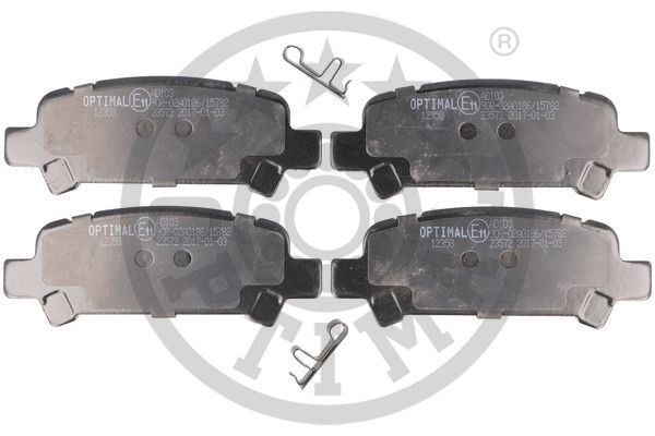 OPTIMAL BP-12358 Fren Sistemleri Fren Balatası - SUBARU IMPREZA Station wagon (GF) uyumlu