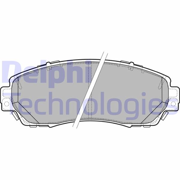 DELPHI LP2710 Fren Sistemleri Fren Balatası - HONDA CR-V IV (RM_) uyumlu