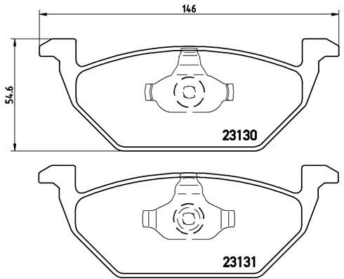 BREMBO P 85 041 Fren Sistemleri Fren Balatası - SEAT IBIZA IV (6J5, 6P1) uyumlu