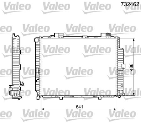 VALEO 732462 Soğutma Sistemi Su Soğutucu & Parçaları - MERCEDES-BENZ E-SERISI (W210) uyumlu