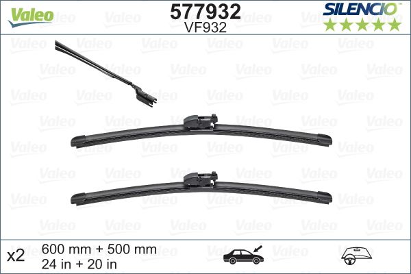 VALEO 577932 Kaporta & Gövde Parçaları Cam Silecek Mekanizması - LAND ROVER RANGE ROVER IV (L405) uyumlu