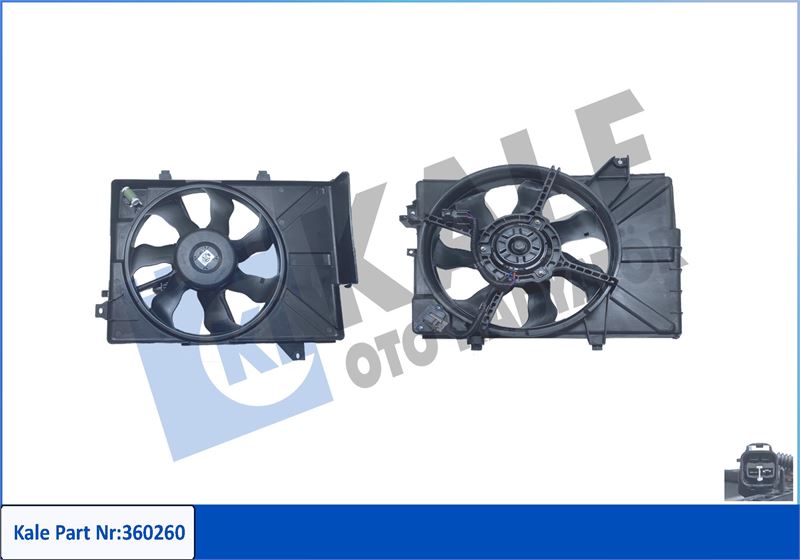 KALE OTO RADYATÖR 360260 Soğutma Sistemi Fan - HYUNDAI GETZ (TB) uyumlu