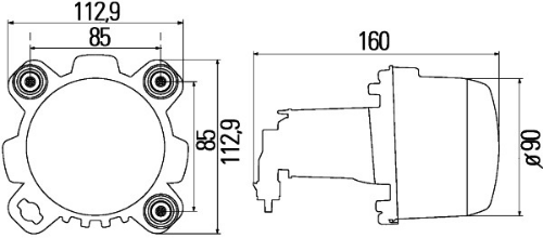 HELLA 1BL 247 042-011 Farlar & Aydınlatma Far Parçaları