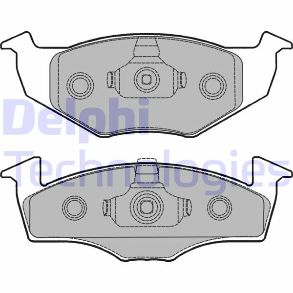 DELPHI LP1249 Fren Sistemleri Fren Balatası - VW GOLF III (1H1) uyumlu