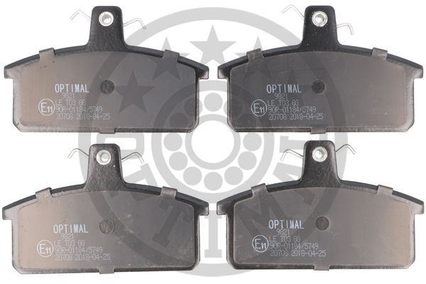 OPTIMAL BP-09821 Fren Sistemleri Fren Balatası - SUZUKI SAMURAI SUV (SJ_) uyumlu