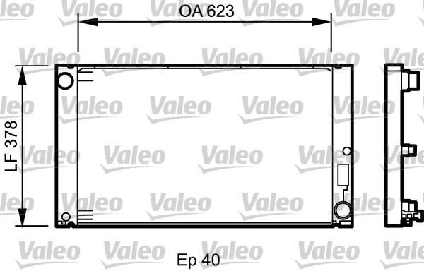VALEO 735034 Soğutma Sistemi Su Soğutucu & Parçaları - BMW 5 (E60) uyumlu