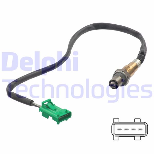 DELPHI ES21316-12B1 Emme & Egzoz Sistemi Egzoz Sensörleri - CITROËN C4 II (NC_) uyumlu