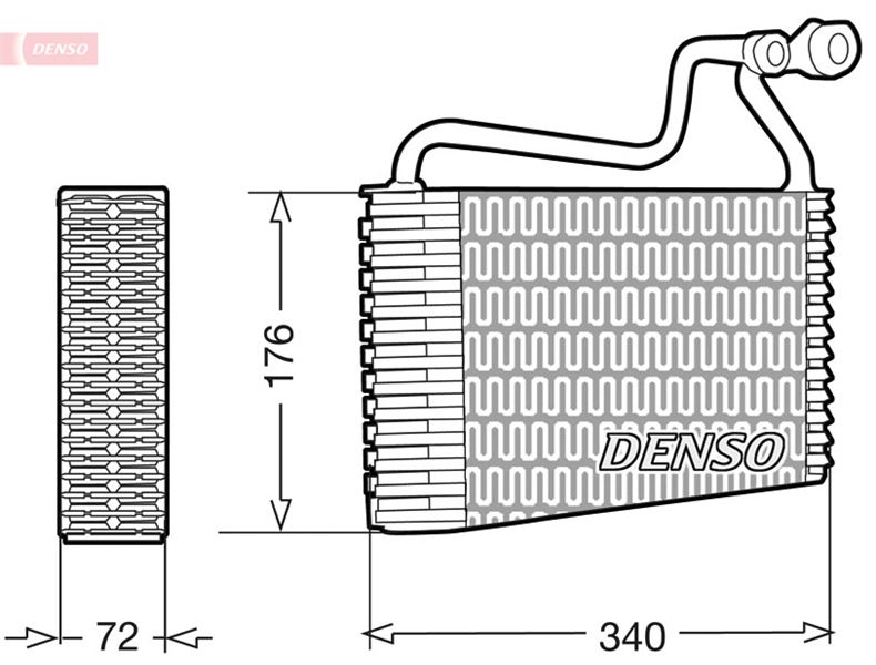 DENSO DEV08001 İklimlendirme Sistemi Evaporatör