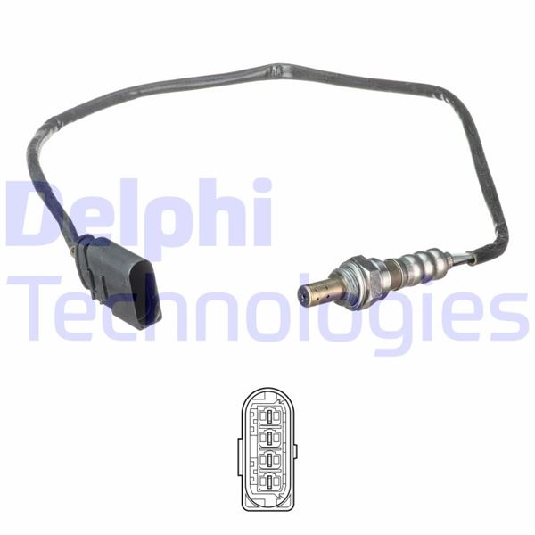 DELPHI ES21141-12B1 Emme & Egzoz Sistemi Egzoz Sensörleri - VW POLO IV (9N_, 9A_) uyumlu