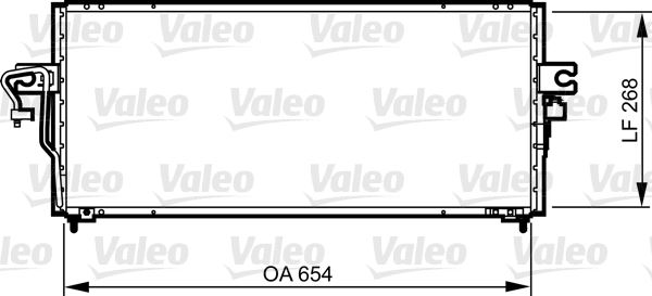 VALEO 817792 İklimlendirme Sistemi Klima Radyatörü - NISSAN ALMERA I Hatchback (N15) uyumlu