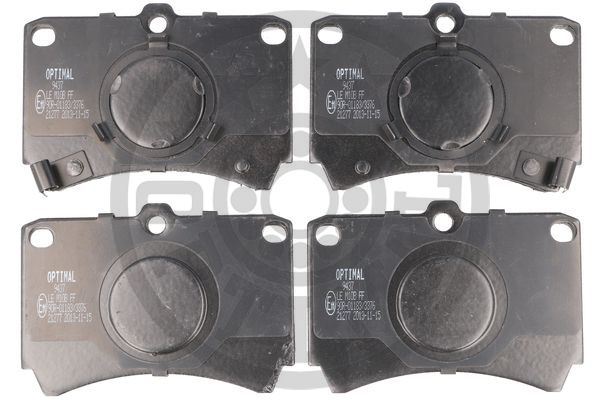 OPTIMAL BP-09437 Fren Sistemleri Fren Balatası - MAZDA 323 III Hatchback (BF) uyumlu
