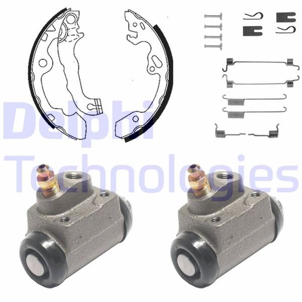 DELPHI KP937 Fren Sistemleri Fren Pabucu - FORD FOCUS I (DAW, DBW) uyumlu